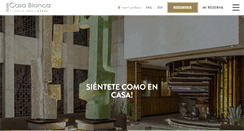 Desktop Screenshot of hotel-casablanca.com.mx