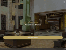 Tablet Screenshot of hotel-casablanca.com.mx